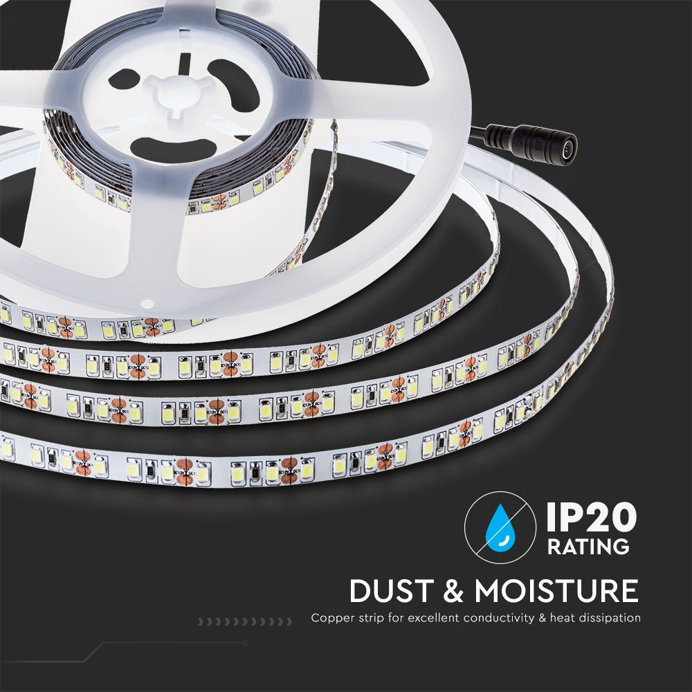 Taśma LED / Barwa:6000K / IP20 / Zasilanie: 24V / Wzmocniony podkład PCB / Rolka:10m