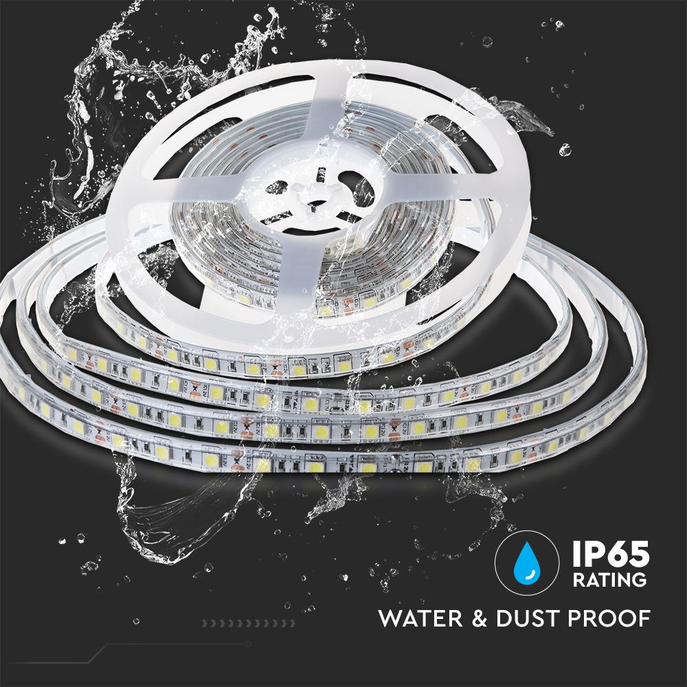 Taśma LED / Barwa:6000K / IP65 / Zasilanie: 24V / Wzmocniony podkład PCB / Rolka:10m
