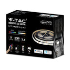 28W Zestaw Taśma LED z zasilaczem i pilotem / Kompatybilny z Amazon Alexa i Google Home / Barwa: RGBW/ IP65 (BS Wtyczka)