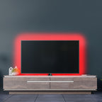 Zestaw Taśma LED z zasilaczem i sterownikiem / Barwa: RGB / Wtyczka BS / IP20 / Rolaka:2x5m