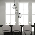 żyrandol Bergen plate 300 black 3
