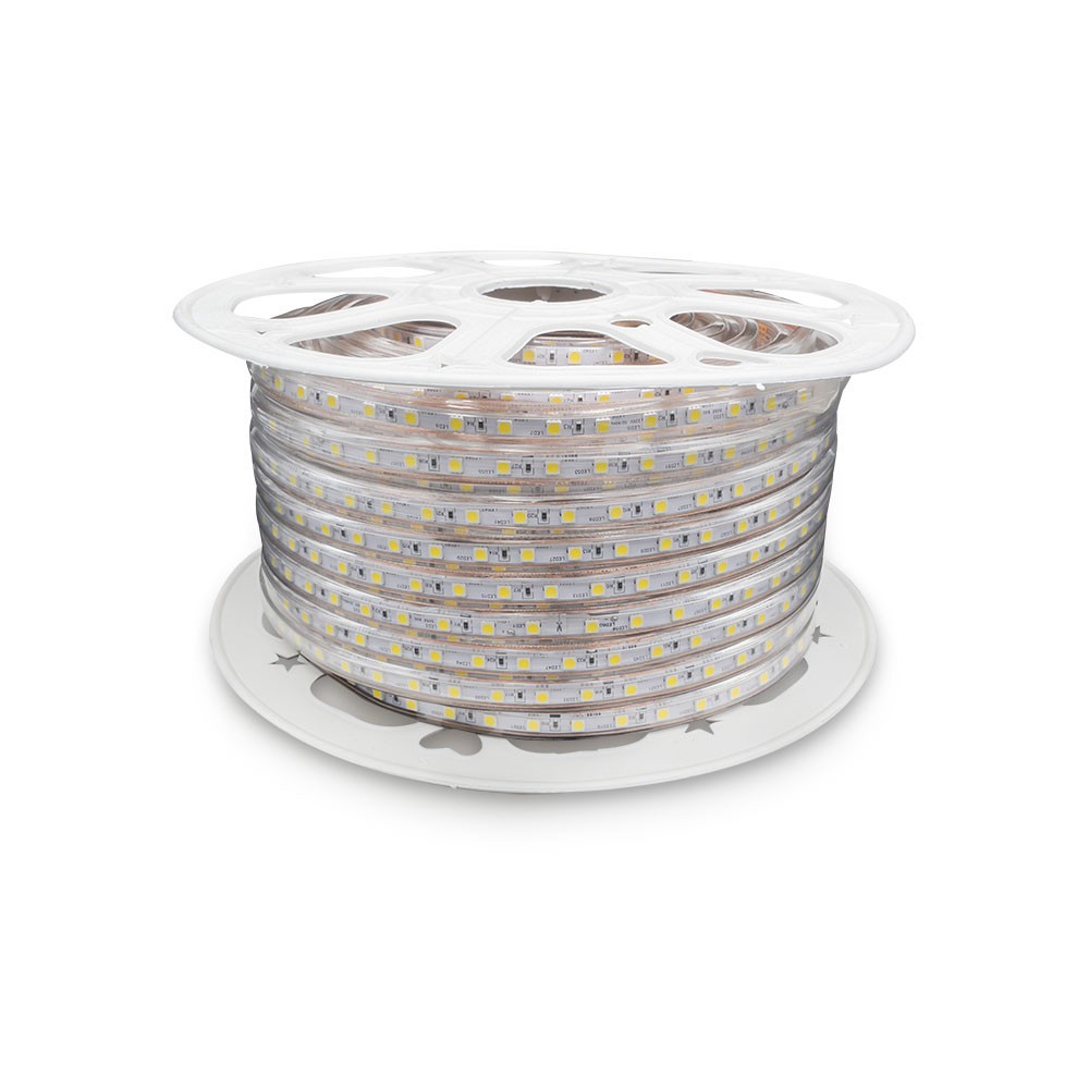 Taśma LED / Barwa:3000K / IP66 / Zasilanie: 220V / Rolaka:50m