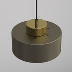 żyrandol Marti titanium-bronze/gold 1xE27