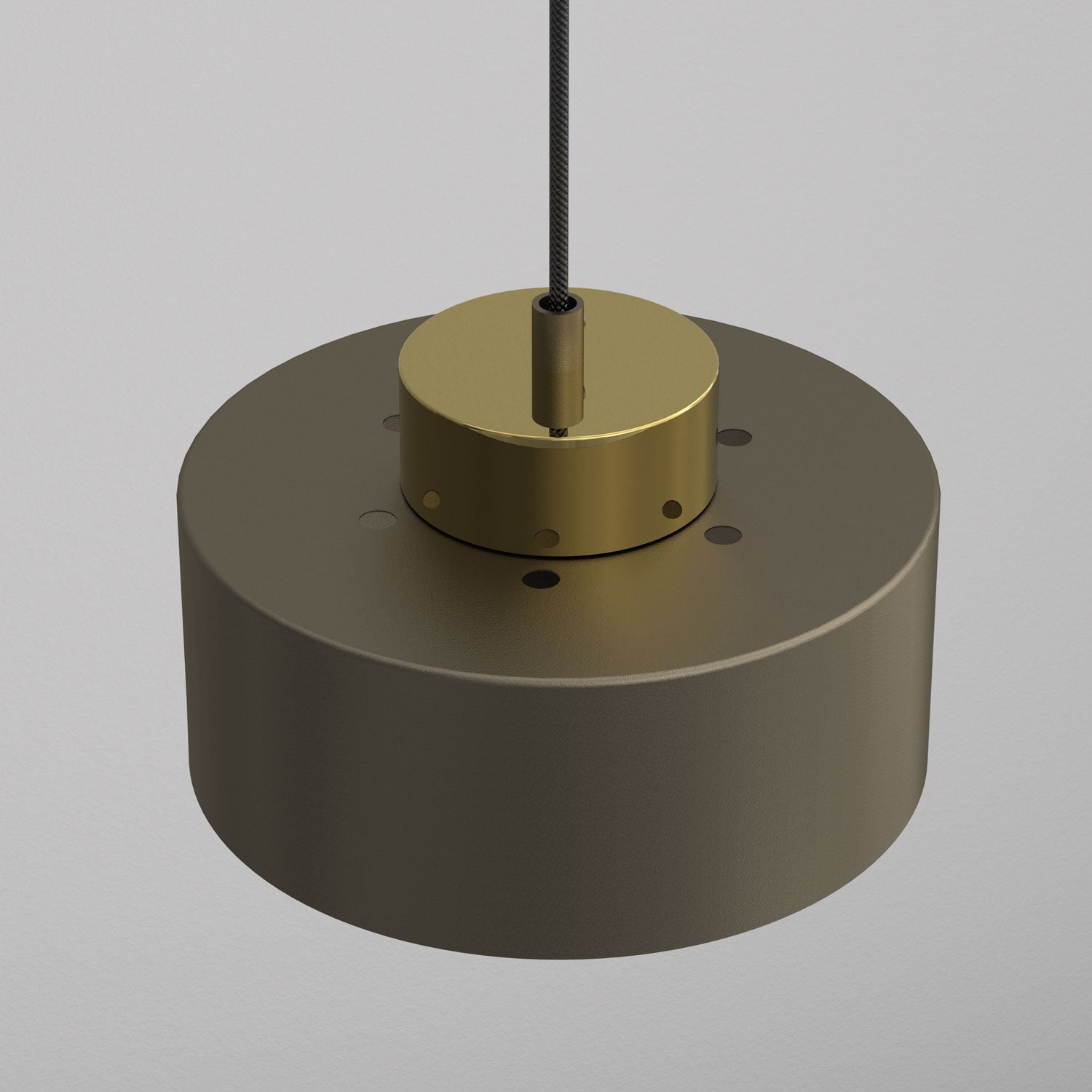 żyrandol Marti titanium-bronze/gold 1xE27