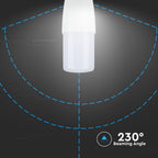 8W T37 Żarówka LED / Chip SAMSUNG / BARWA:3000K / Trzonek:E14