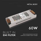 60W Zasilacz LED / Zasilanie:24V 2.5A / IP20