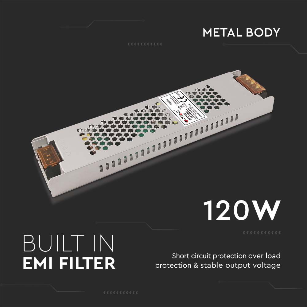 120W Zasilacz LED / Zasilanie:24V 5A / IP20