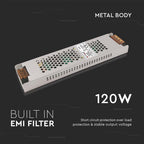 120W Zasilacz LED / Zasilanie:24V 5A / IP20