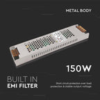 150W Zasilacz LED / Zasilanie:12V 12.5A / IP20