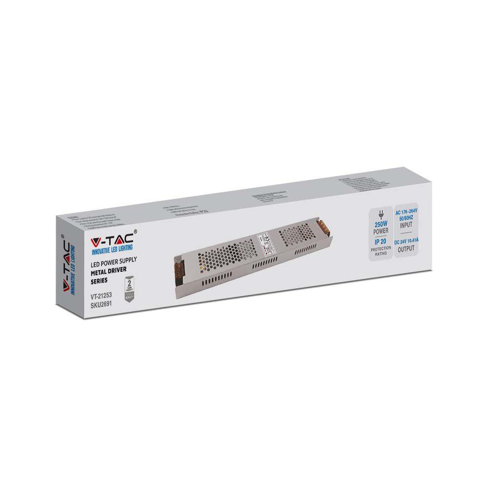 250W Zasilacz LED / Zasilanie:24V 10.41A / IP20