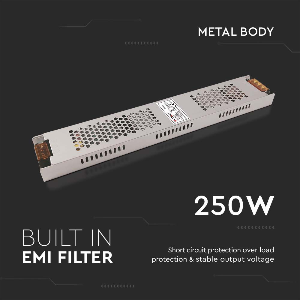 250W Zasilacz LED / Zasilanie:24V 10.41A / IP20