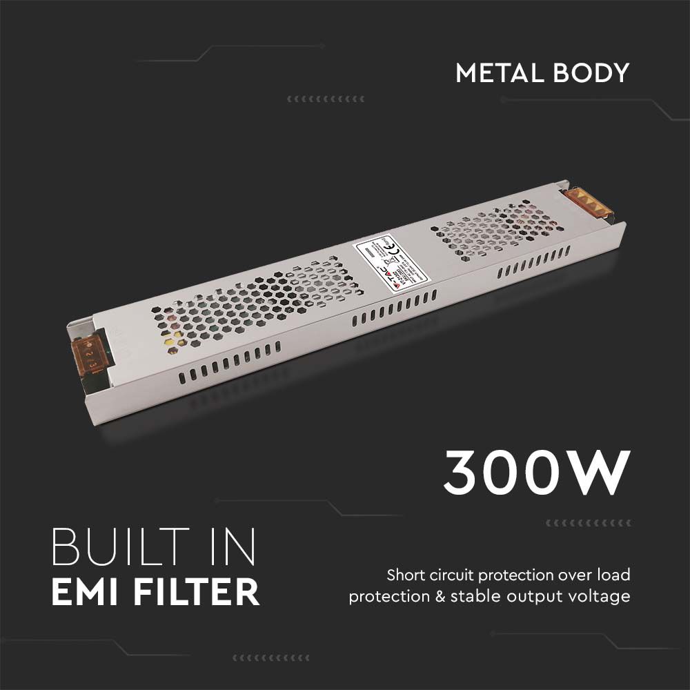 300W Zasilacz LED / Zasilanie:24V 12.5A / IP20