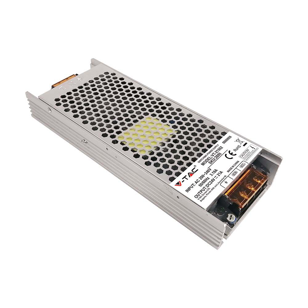 500W Zasilacz LED / Zasilanie:24V 21A / IP20