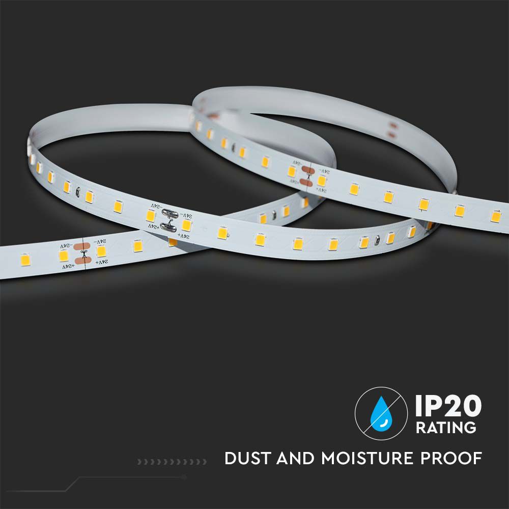 Taśma LED / Barwa:3000K / IP20 / Zasilanie: 24V / Skuteczność 200lm/W