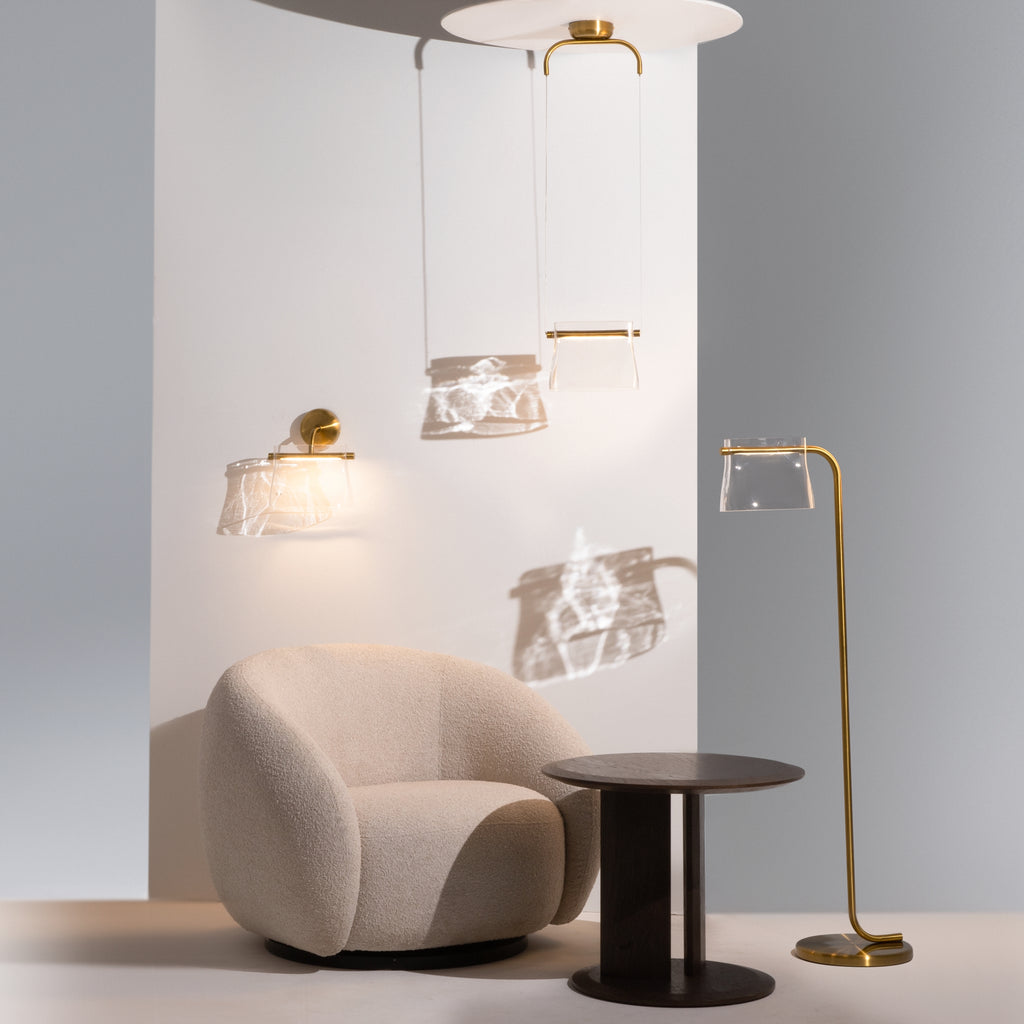 Maytoni Lampa podłogowa Cabaret - Metal - Mosiądz MOD170FL-L8BS3K