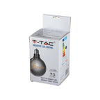 5W LED G125 Żarówka LED Filament / Klosz Bursztynowy / Barwa:2200K / Trzonek:E27