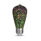 3W ST64 Żarówka LED Filament 3D / Barwa:3000K / Trzonek:E27