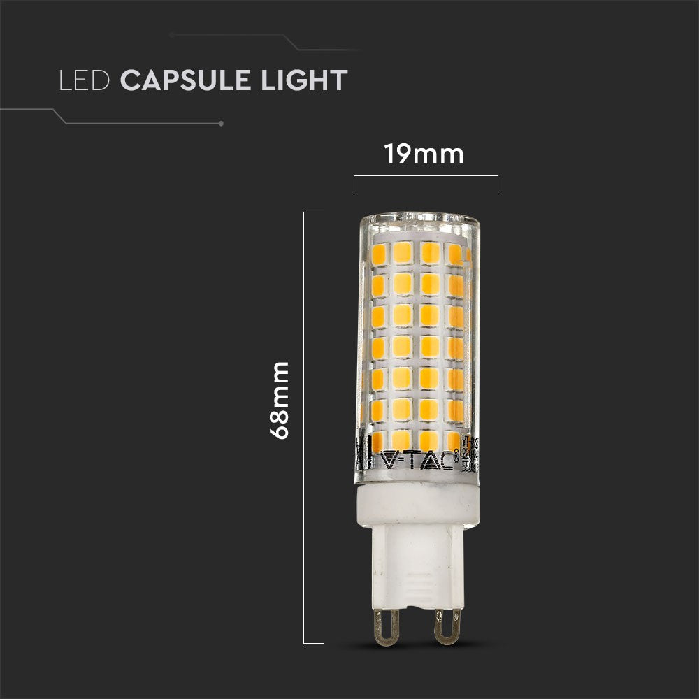6W GU10 Żarówka LED / Barwa:6400K / Trzonek:G9
