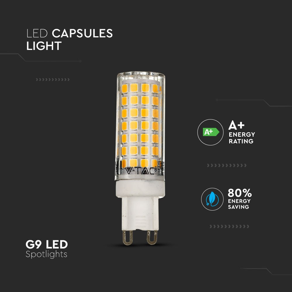 6W GU10 Żarówka LED / Barwa:4000K / Trzonek:G9