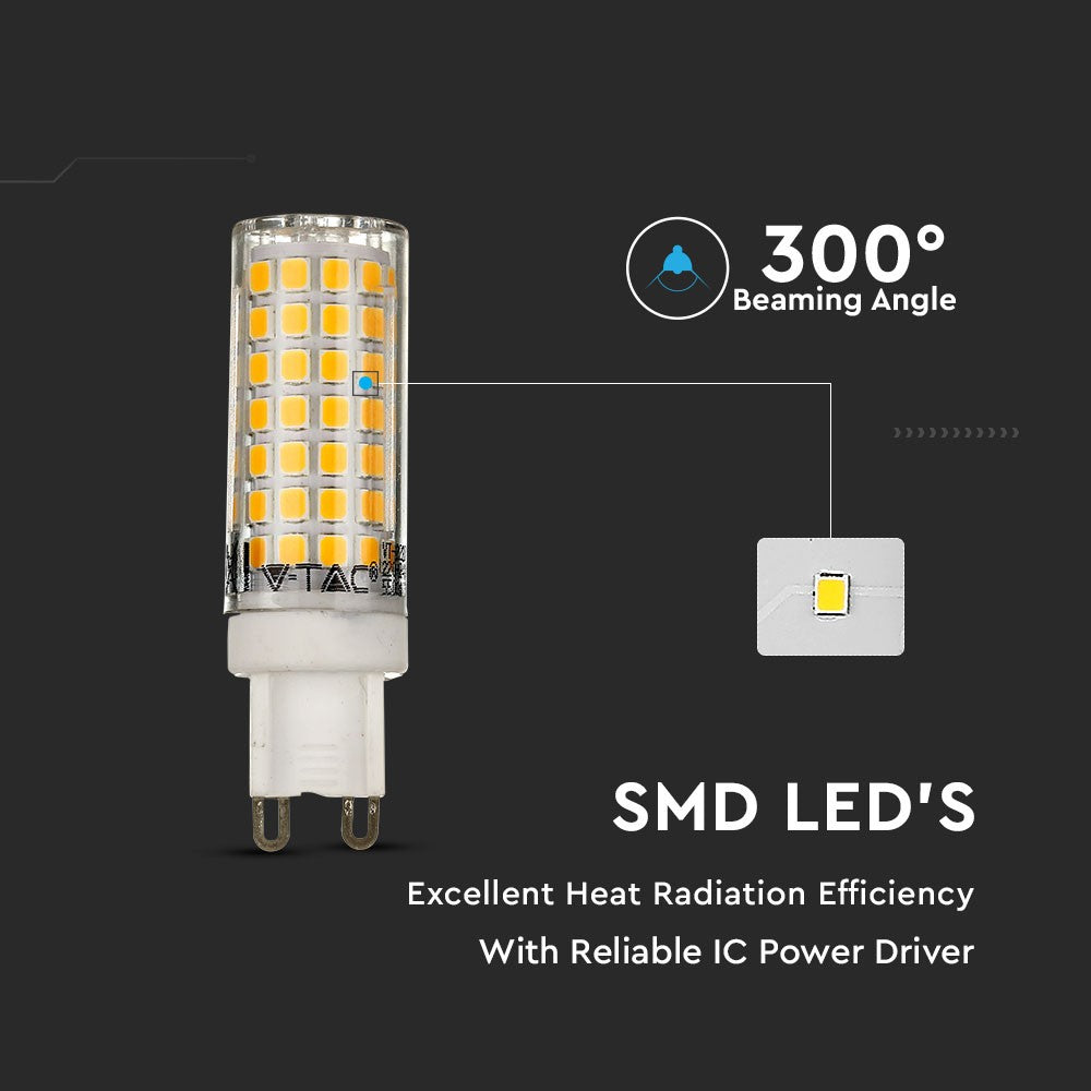 6W GU10 Żarówka LED / Barwa:6400K / Trzonek:G9