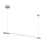 Maxlight Lampa wisząca Organic Horizon 100cm - Stal nierdzewna + akryl - Chrom P0355