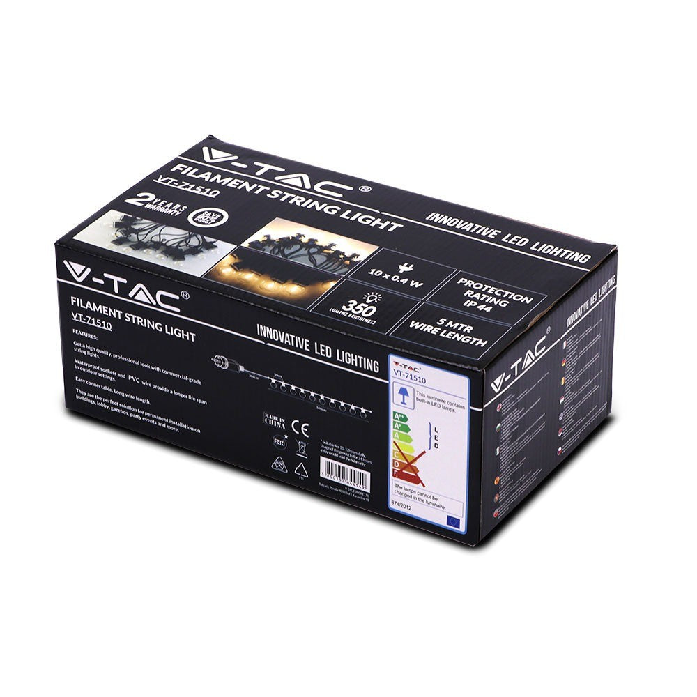 0.4W Girlanda LED / Długość: 5mb / Barwa:3000K