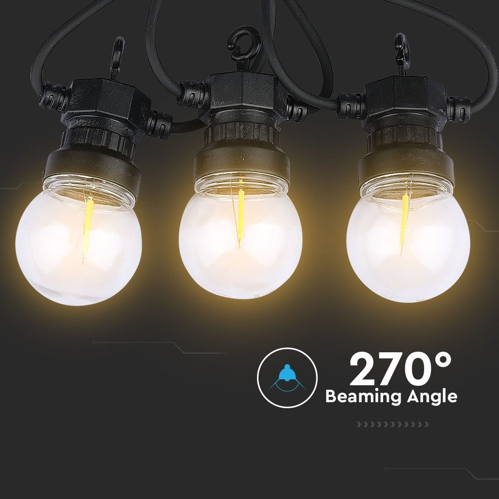 0.4W Girlanda LED / Długość: 5mb / Barwa:3000K