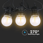 0.4W Girlanda LED / Długość: 5mb / Barwa:3000K
