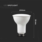 5W GU10 Żarówka LED / Barwa:6400K / Trzonek:GU10 / Kąt 110' / Opakowanie: 6szt.