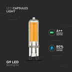 4W G9 Żarówka LED/ Barwa:2700K / Trzonek:G9