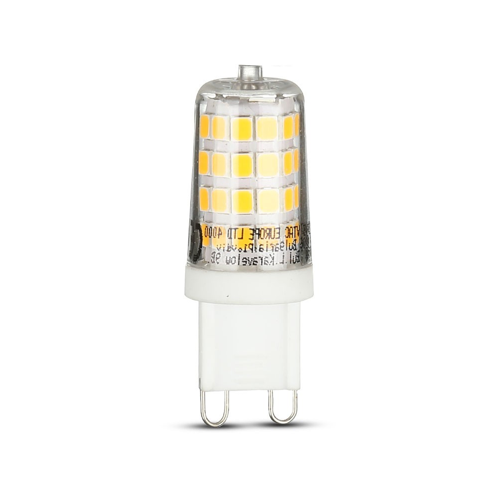 3W G9 Żarówka LED / Barwa:3000K / Trzonek:G9 / Opakowanie: 6szt.