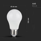 10W A60 Żarówka LED Kompatybilna z Amazon Alexa i Google Home / Barwa: RGB+WW+CW / Trzonek:E27