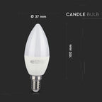 5W C35 Żarówka LED Kompatybilna z Amazon Alexa i Google Home / Barwa: RGB+WW-CW / Trzonek:E14