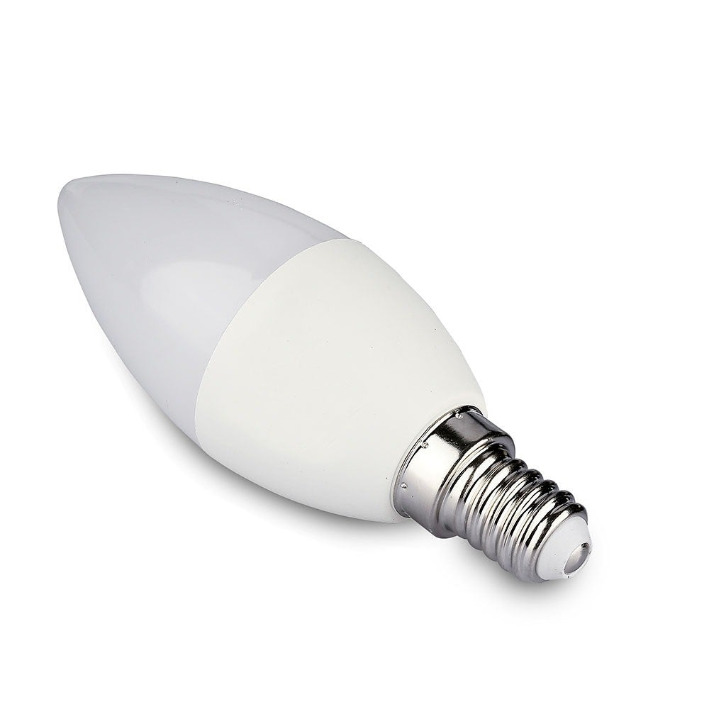 5W C35 Żarówka LED Kompatybilna z Amazon Alexa i Google Home / Barwa: RGB+WW-CW / Trzonek:E14