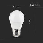 5W G45 Żarówka LED Kompatybilna z Amazon Alexa i Google Home / Barwa: RGB+WW-CW / Trzonek:E27
