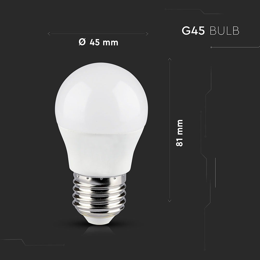 5W G45 Żarówka LED Kompatybilna z Amazon Alexa i Google Home / Barwa: RGB+WW-CW / Trzonek:E27