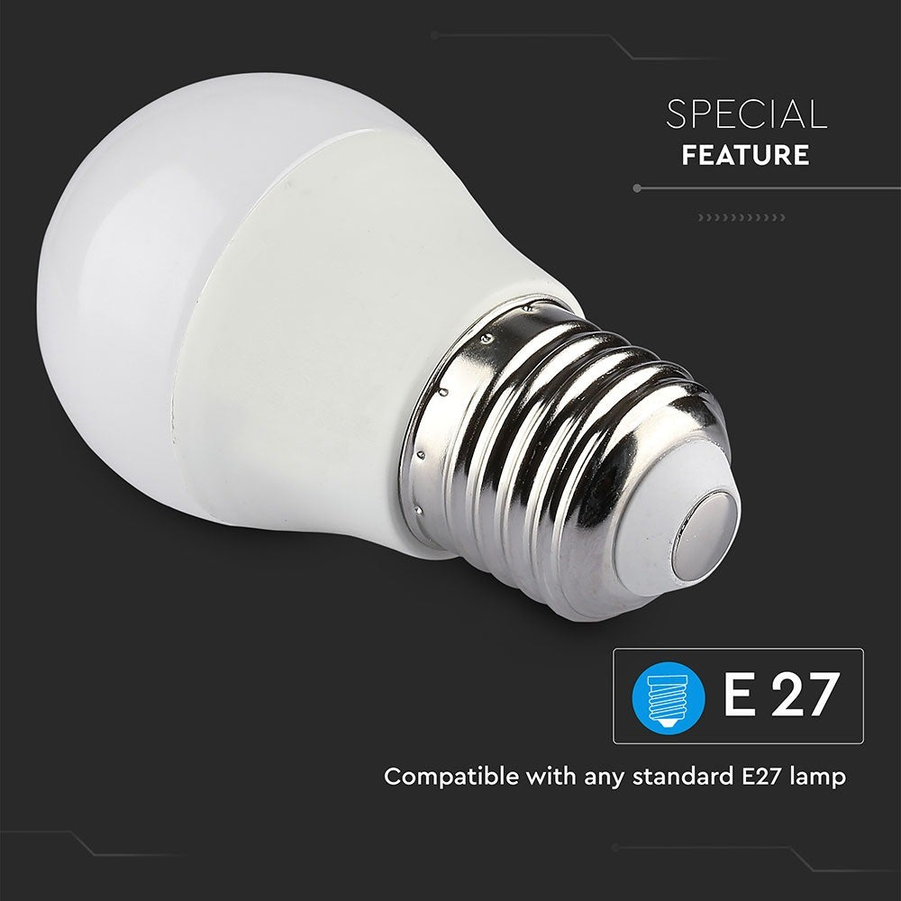 5W G45 Żarówka LED Kompatybilna z Amazon Alexa i Google Home / Barwa: RGB+WW-CW / Trzonek:E27