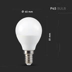 5W P45 Żarówka LED Kompatybilna z Amazon Alexa i Google Home / Barwa: RGB+WW-CW / Trzonek:E14