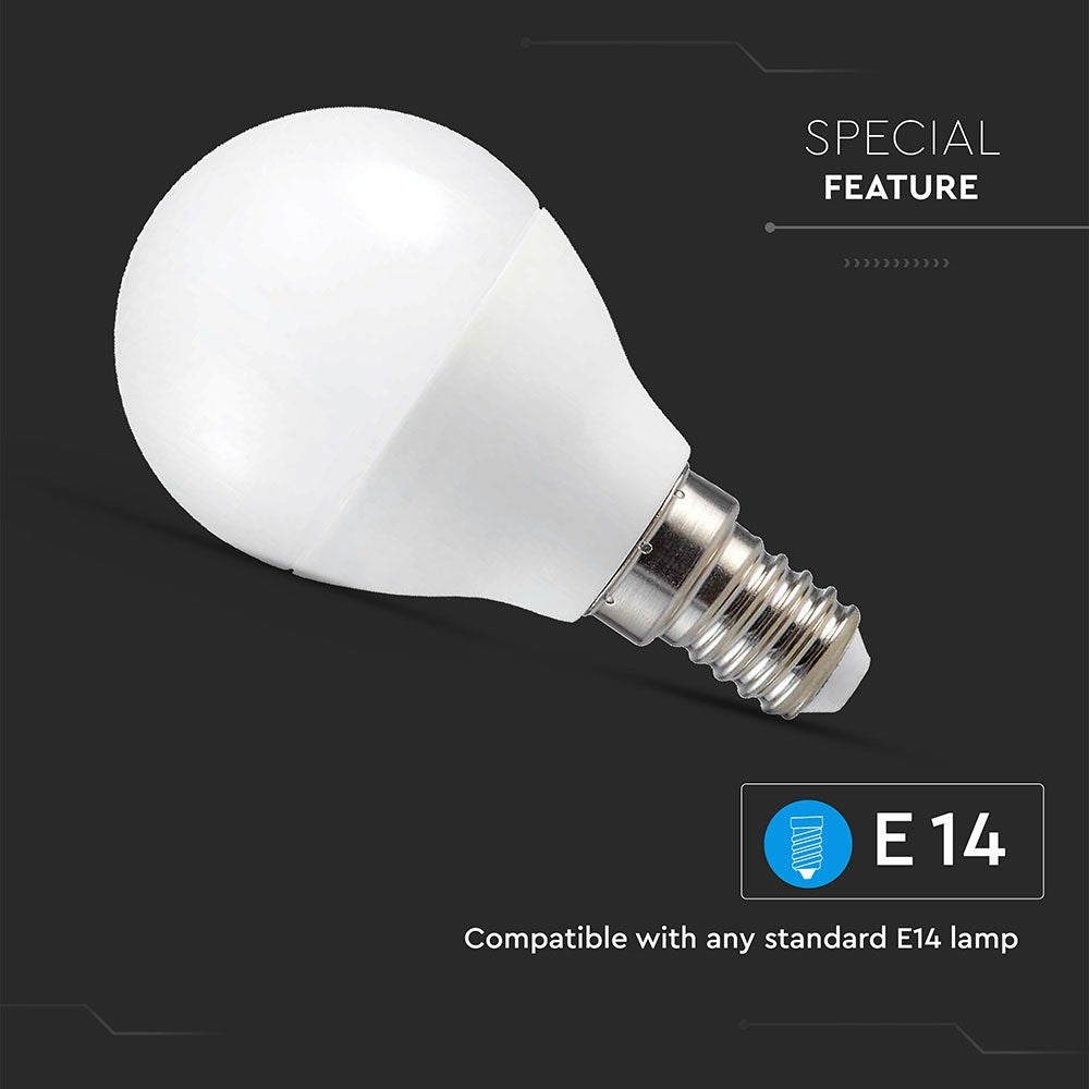 5W P45 Żarówka LED Kompatybilna z Amazon Alexa i Google Home / Barwa: RGB+WW-CW / Trzonek:E14