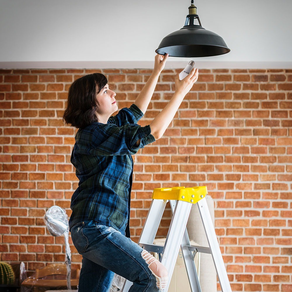 9W A60 Żarówka LED z czujnikiem mikrofalowy / Barwa:6400K / Trzonek:E27
