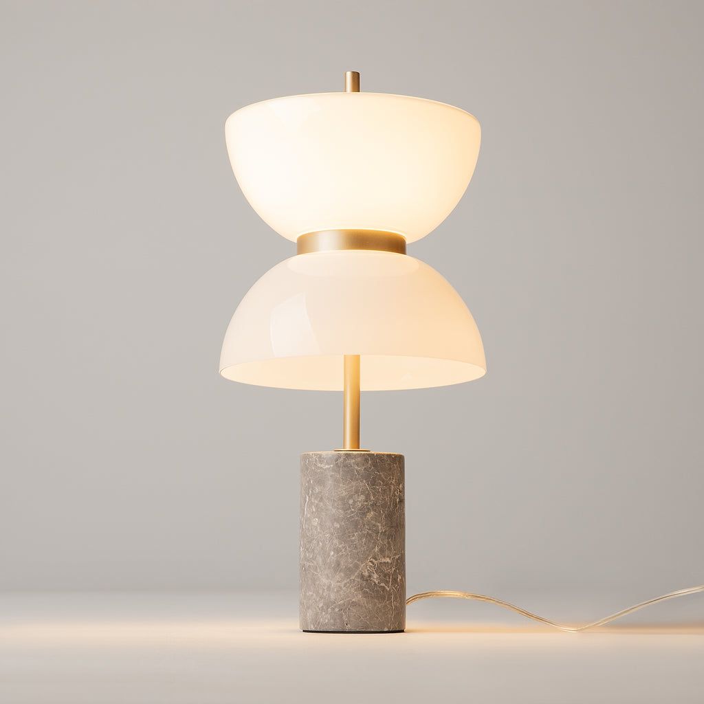 Maytoni Lampa stołowa Kyoto - Metal + marmur - Złoty MOD178TL-L11GR3K