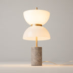Maytoni Lampa stołowa Kyoto - Metal + marmur - Złoty MOD178TL-L11GR3K