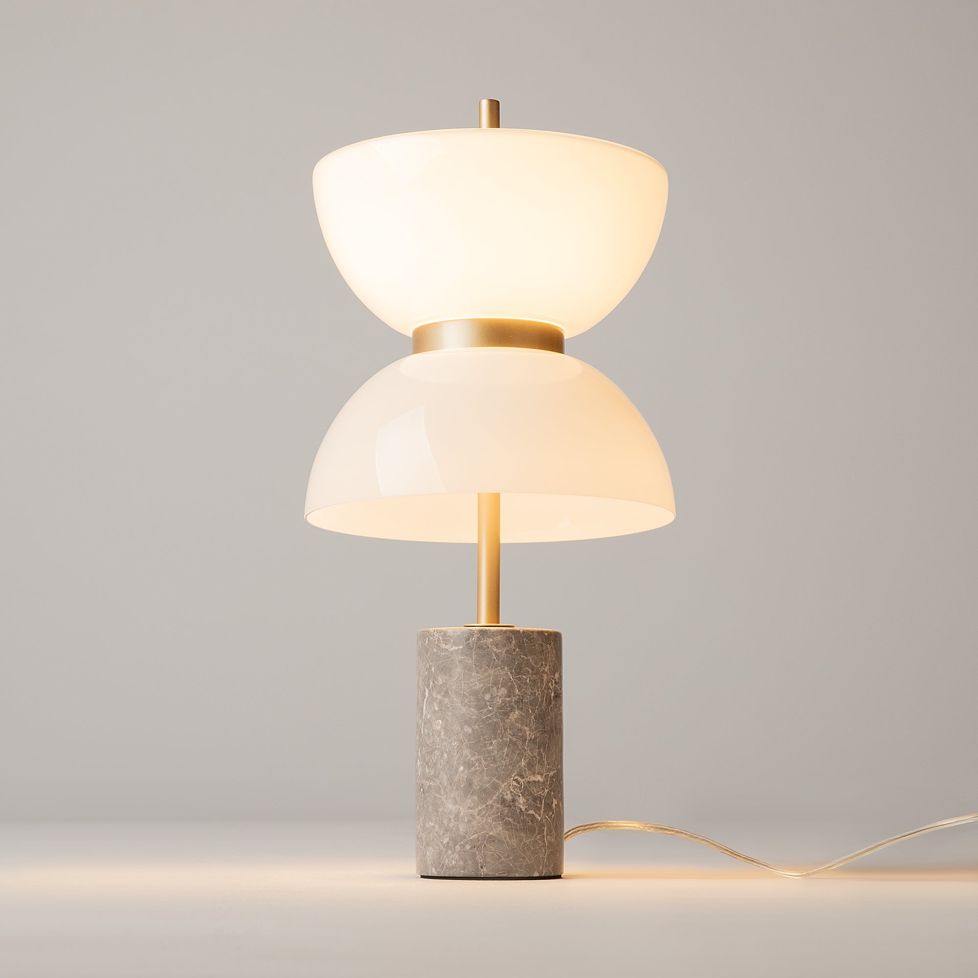 Maytoni Lampa stołowa Kyoto - Metal + marmur - Złoty MOD178TL-L11GR3K