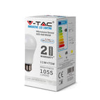 11W A60 Żarówka LED z czujnikiem mikrofalowy / Barwa:4000K / Trzonek:E27