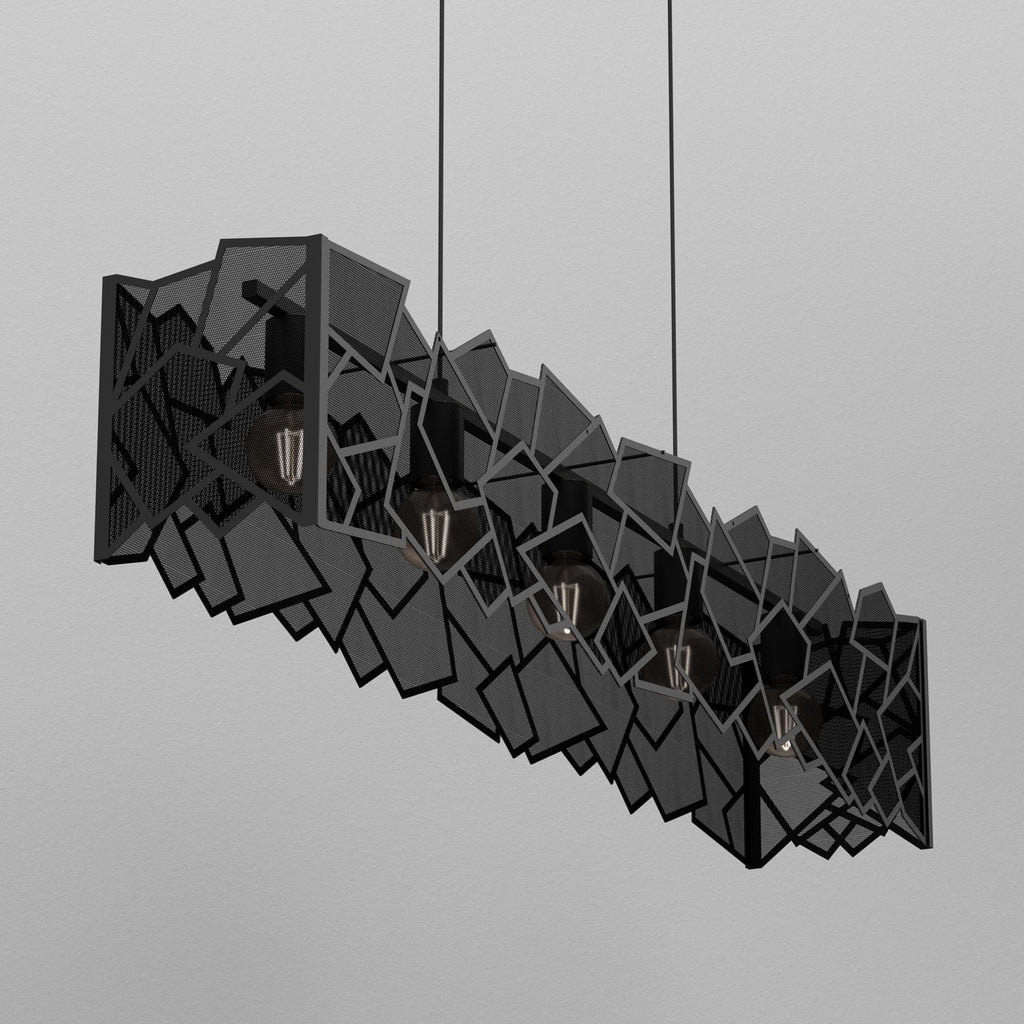 żyrandol Camo black 5xE27