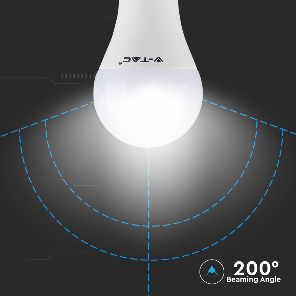 9W A60 Żarówka LED sterowana pilotem / Barwa:RGB+6400K / Trzonek:E27