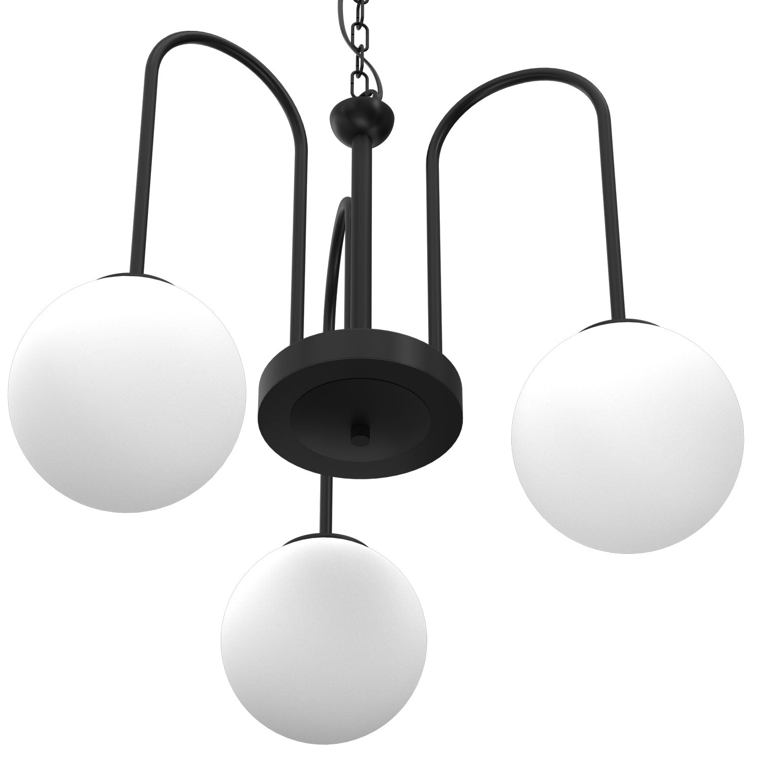 żyrandol Cambridge (glass 2815) black 3xE14