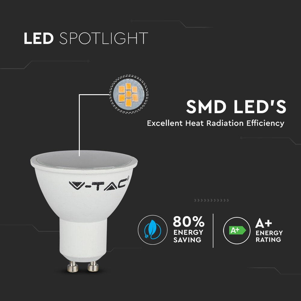 3.5W GU10 Żarówka LED sterowana pilotem / Barwa:RGB+3000K / Ściemniana / Kąt 110' / Trzonek:GU10
