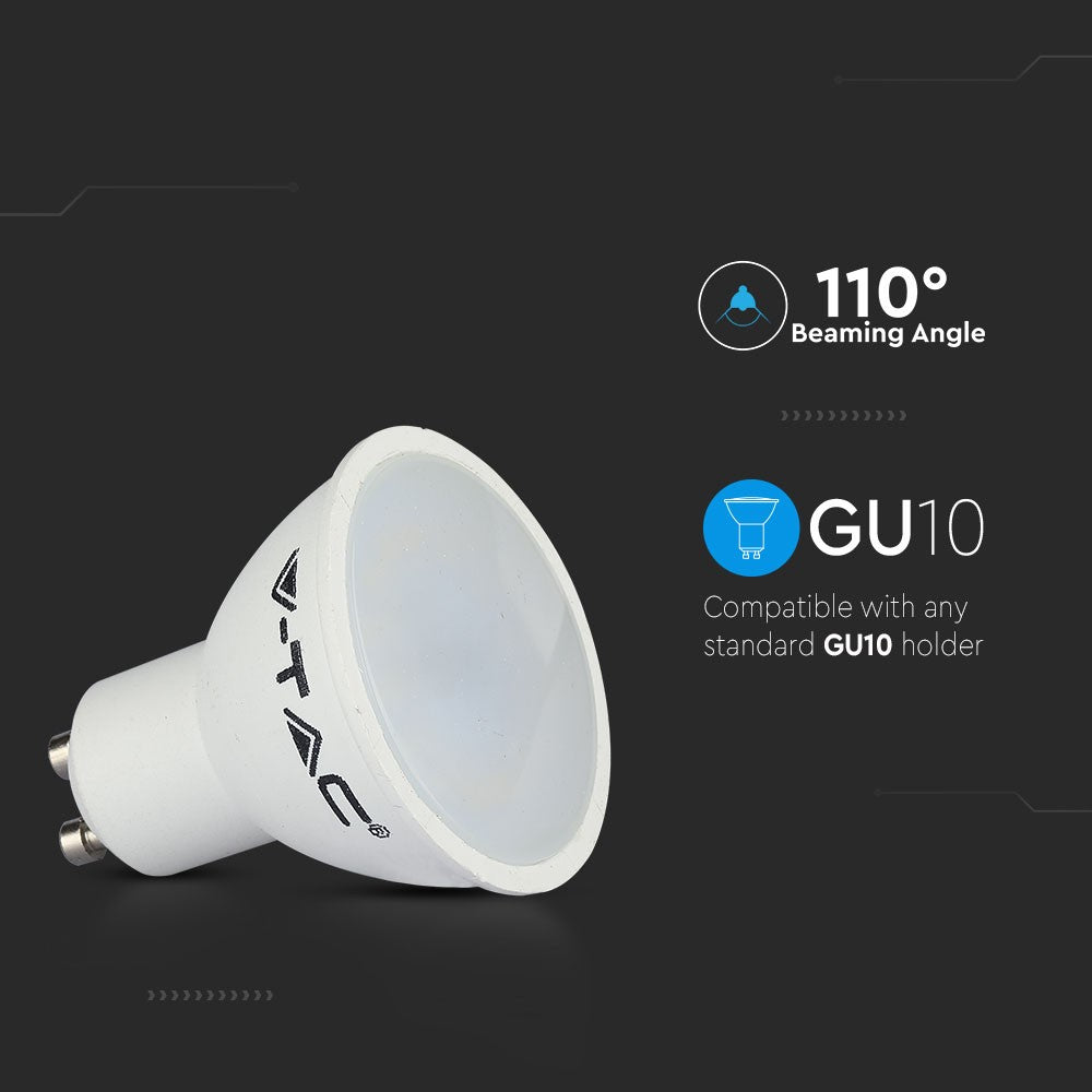 3.5W GU10 Żarówka LED sterowana pilotem / Barwa:RGB+3000K / Ściemniana / Kąt 110' / Trzonek:GU10