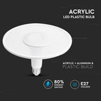 18W Żarówka LED UFO Akryl / Chip SAMSUNG / Barwa:3000K / Trzonek:E27